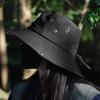 Солнечная панама для мужчин и женщин с широкими полями для защиты от солнца, рыбацкая пляжная шляпа для активного отдыха, походов, путешествий, кемпинга