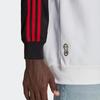 Adidas Трикотажная футбольная толстовка Colorblock для мужчин, топы белого цвета H64071