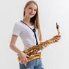 Adjustable Saxophone Neck Strap Double Shoulder Harness with Swivel Hook Ergonomic Sax Shoulder Strap for Alto Tenor Saxophones Baritone Clarinet