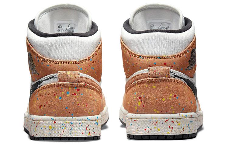 Air Jordan 1 Mid Se 'Разбрызганная краска кистью' DA8005-100