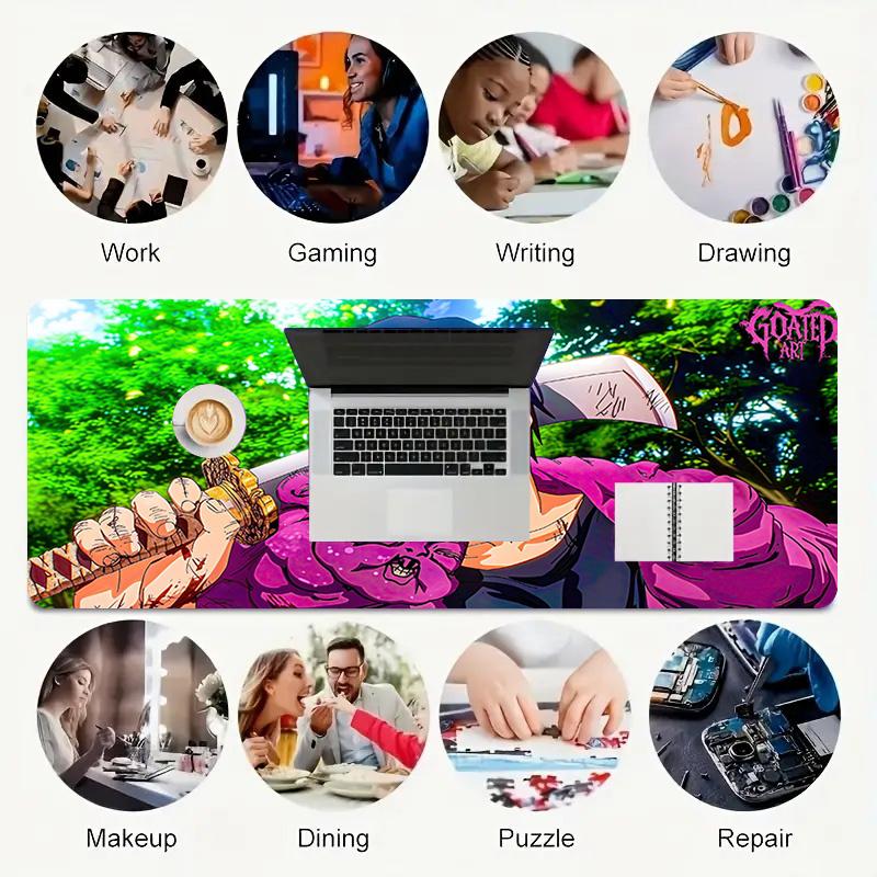 Sword Legend Xl Gaming Mouse Pad Nonslip Rubber Base Stitched Edge Waterproof Desk Mat For Pc Laptop Gamer Office Computer Accessories C929763