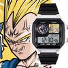 Электронные часы Dragon Ball Наручные часы Подарки на день рождения Аниме Гоку Супер Сайян Водонепроницаемые электронные часы Игрушки для детей