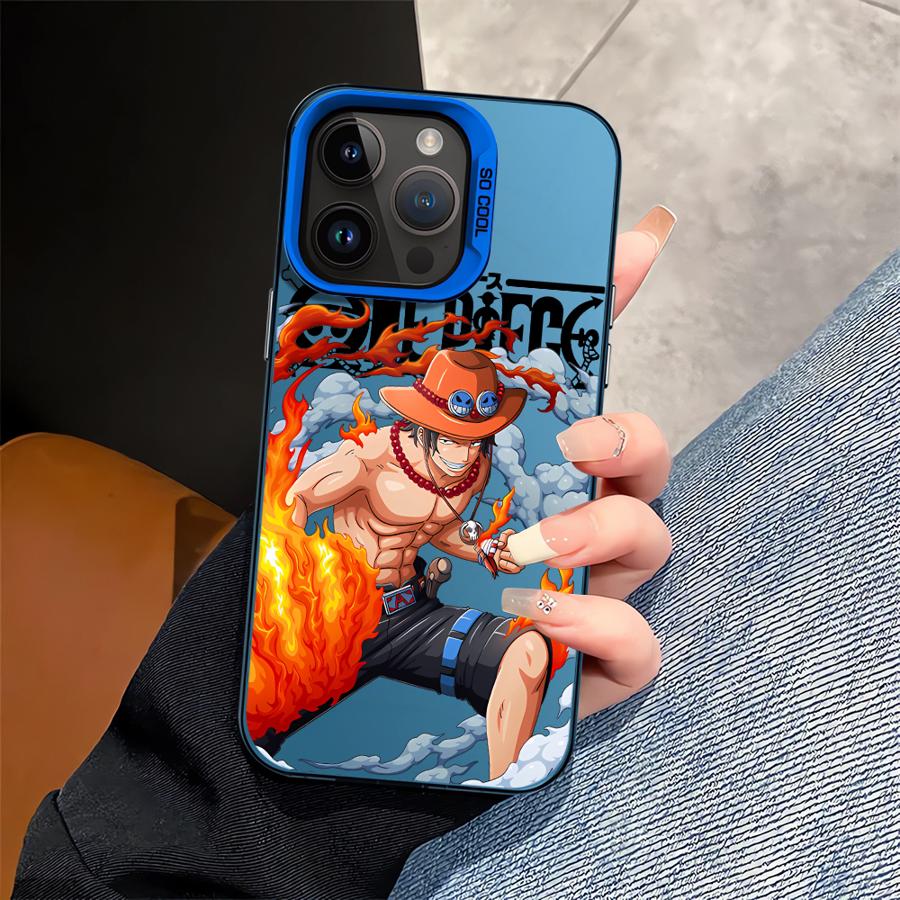 One Piece Cool Luffy Phone Case for iPhone 14 15 16 Plus 17 Air 16e 11 12 13 Pro Max Soft Cover