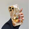 Роскошный золотой чехол для телефона Apple с рисунком, металлическая краска, стекло, для iPhone 17 16 15 14 13 12 11 Pro Max 16 Plus 17 Air 16E