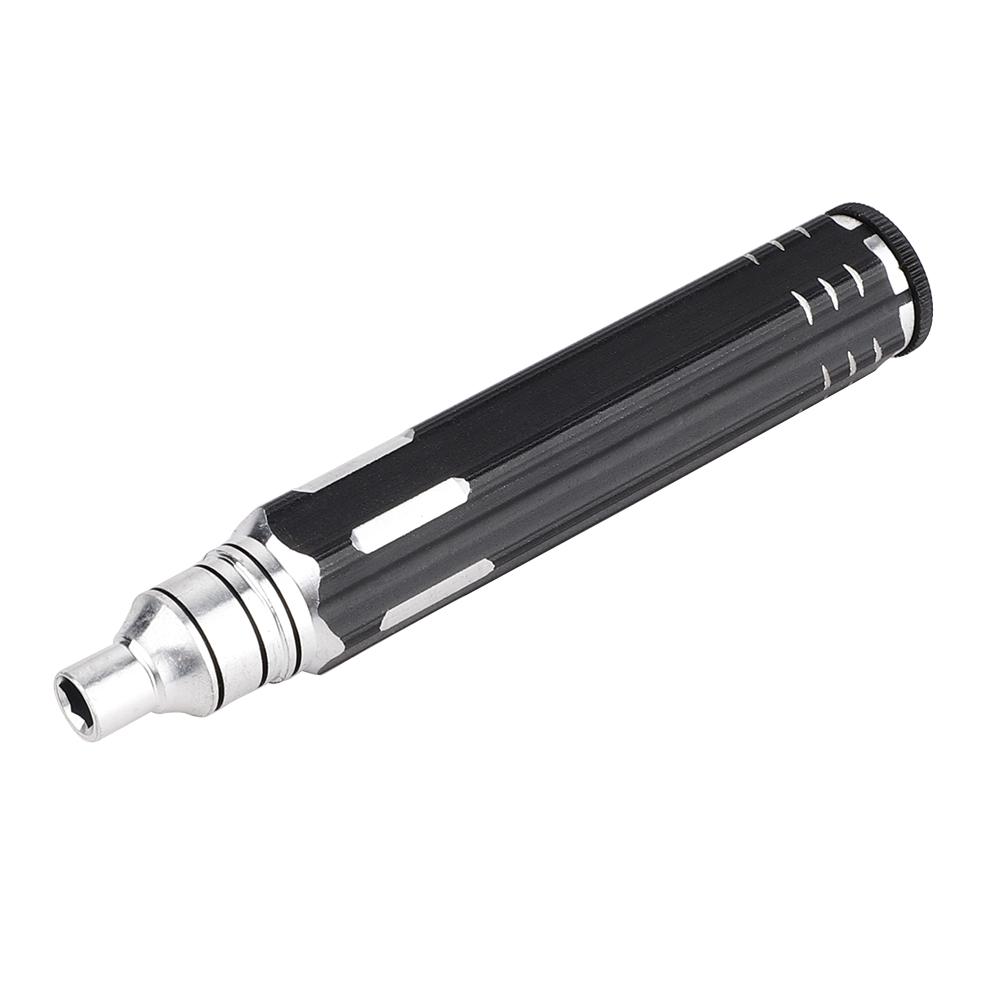 4 in 1 Hex Screwdriver Black Color Cr Plated Multifunctional RC Hex Screwdriver Repair Tool for RC Airplanes Cars Boats