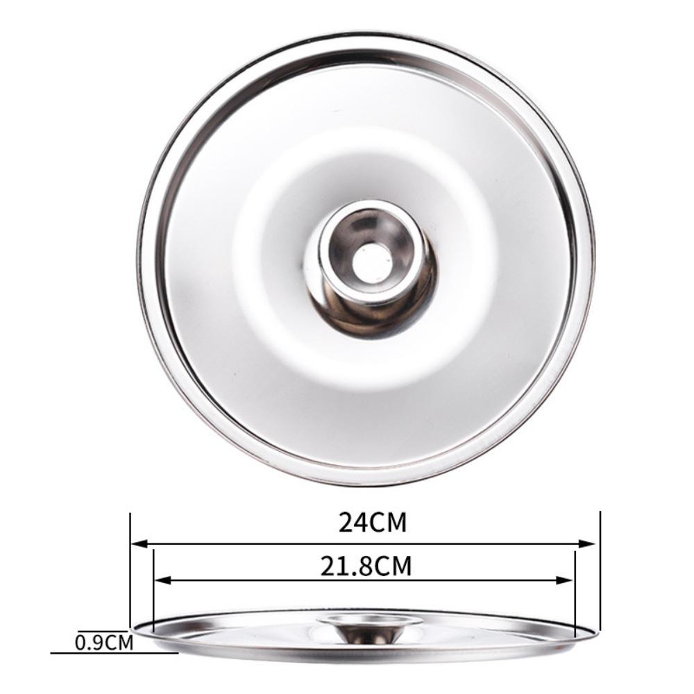 Новая круглая крышка для кастрюли 10-24 см, утолщенная универсальная крышка, крышка для кастрюли, замена, крышка для кастрюли из нержавеющей стали, кухонные принадлежности