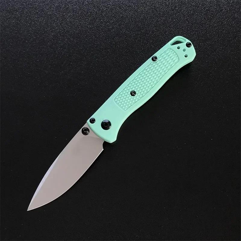 Карманные ножи BM 533 Mini Bugout Складной нож Рукоятка из нейлонового волокна Кухонные ножи Универсальный Тесак для мяса Острый нож для фруктов EDC Инструмент