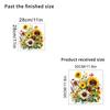 Sunflower Bathroom Toilet Sticker Wc Closestool Wall Sticker Self Adhesive Mural Beautify Flower Home Decoration Decals
