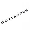 Наклейки с буквами на капот и эмблема для модели Outlander 2013-2021 гг.