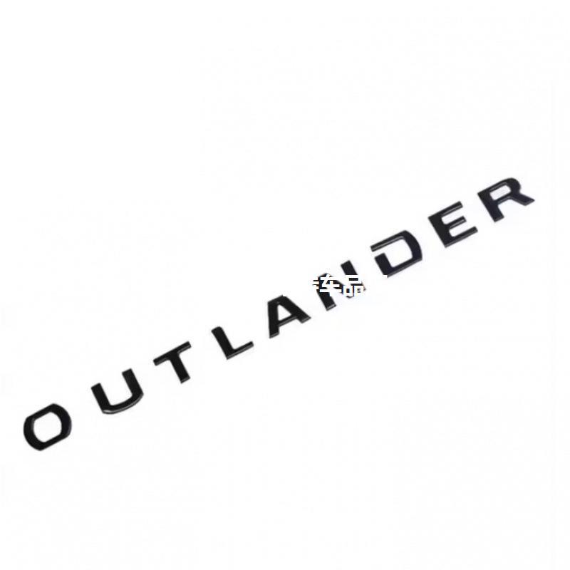Наклейки с буквами на капот и эмблема для модели Outlander 2013-2021 гг.