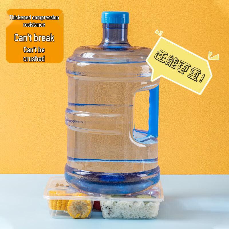 Disposable 4-Compartment Food Container with Lid