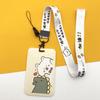 Cartoon Credential Card Holder Bags Doctor Nurse Neck Strap Lanyards Keychain Pass Card Holder Hang Rope Lariat Lanyard Gifts