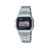 Casio Индивидуальные часы модифицированная серия Кварц Стальной ремешок тот же стиль для мужчин и женщин цветной циферблат A158WA-1