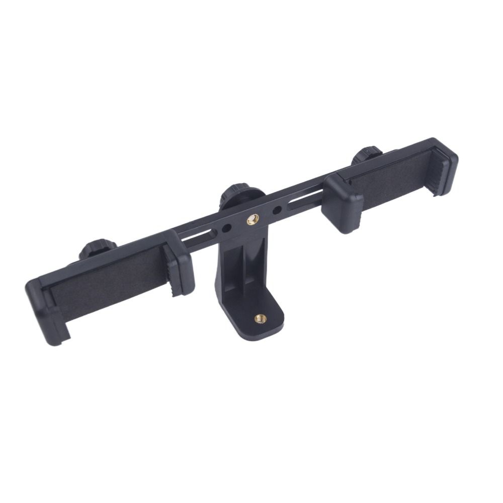 Клип-штатив для телефона, мобильный кронштейн для мобильного телефона, ручной держатель для двух устройств, зажим для штатива для смартфона