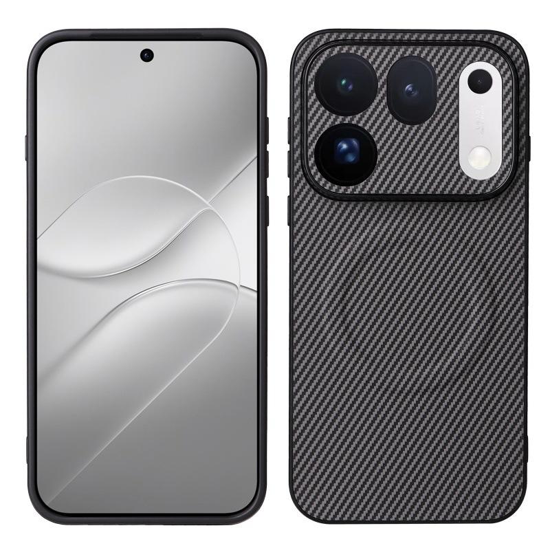OPPO Find X10 Magnetic Phone Case,Leather Carbon Fiber MagSafe Wireless Charging ShockProof Phone Case Cover for OPPO Find X10