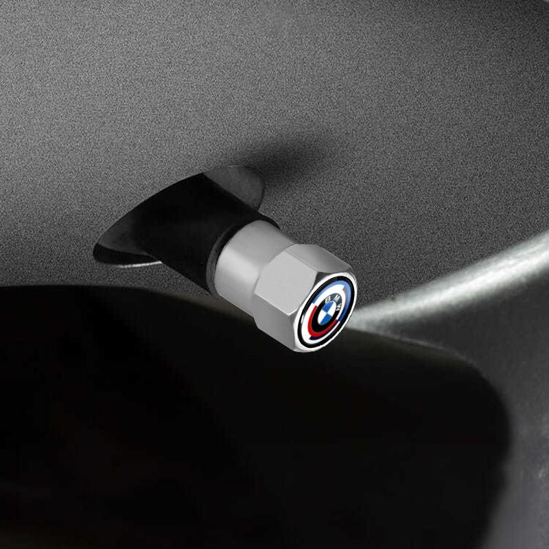 4Pcs Of Aluminum Alloy Car Tire Hexagon Valve For BMW 330Li 325Li 320Li E46 E39 E90 E60 E36 F30 F10 E34 X5 E53 E30 F20 E92 E87 M3 M4 M5 Car Accessorie