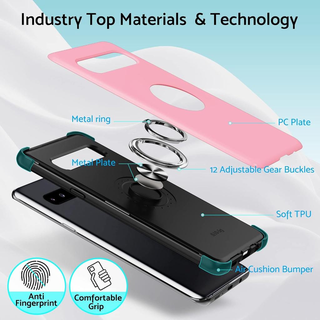 Etui Do Samsung Galaxy S10 5G Plastikowe Rózowe Plecki Wytrzymałe Solidne