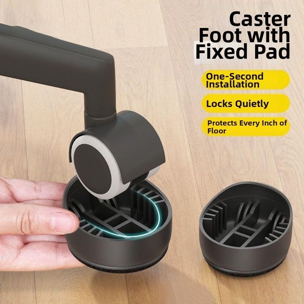 5Pcs Silicone Furniture Wheel Caster Floor Protector Chair Wheels Stopper  Office Chair