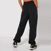 Nike Knitted Sweatpants Women's Black Moderate Straight Fit Pants (Unisex) Knitted Sweatpants BV4089 010