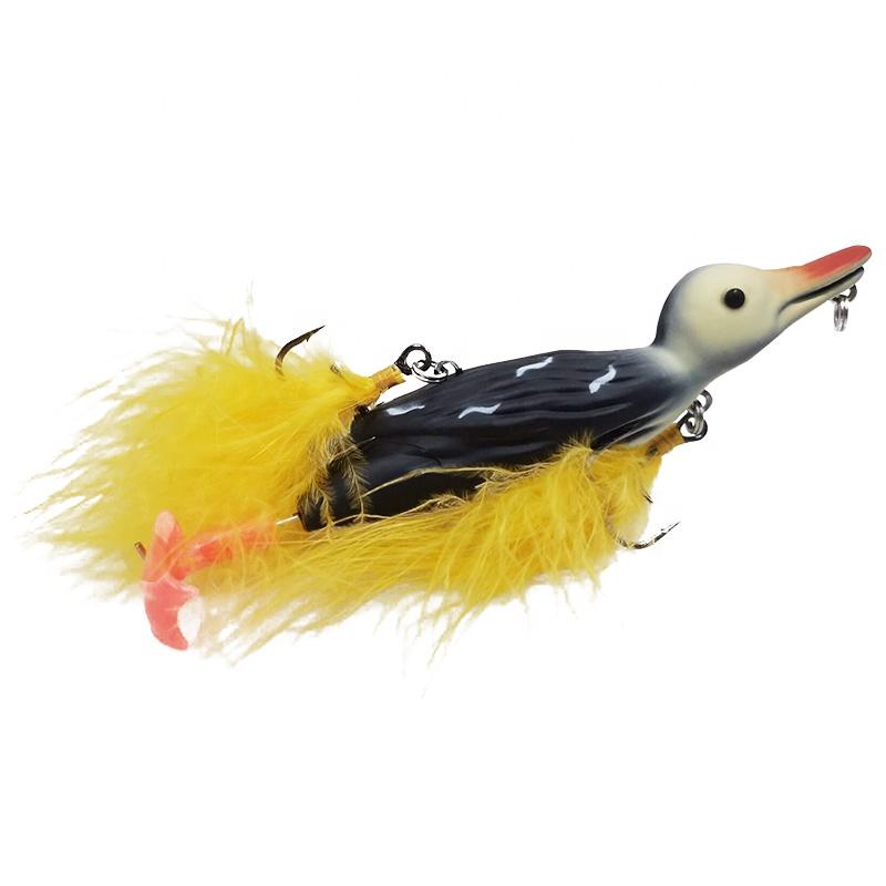 Lutac 123mm 25.7g Artificial Duck Fishing Lures for Freshwater Floating Water Fish Baits