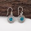 Apatite Handmade Silver Jewelry, 925 Sterling Silver Earring, Handmade Beautiful Gemstone Jewelry, Apatite Earring For Her