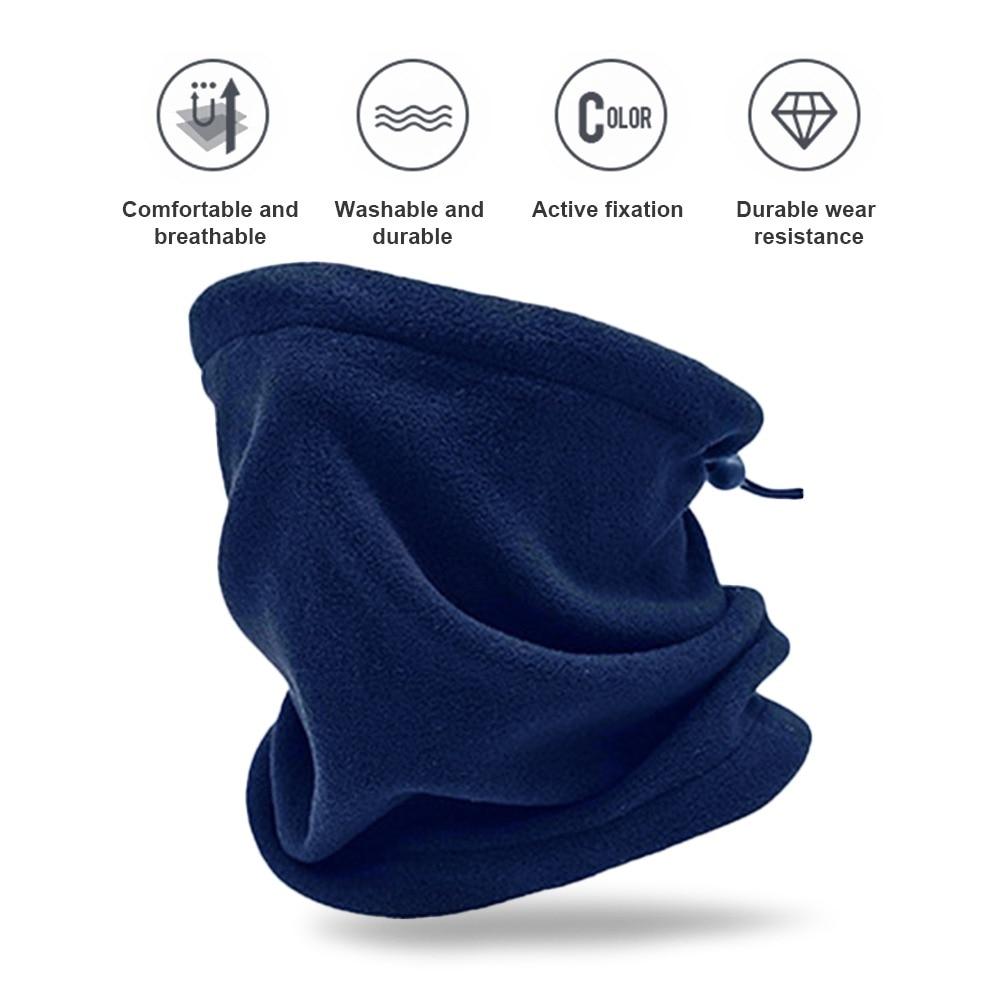 Warmer Gaiter Snowboard Bandana Ski Fleece Neck Buff Male Bandana Winter Windproof Scarves Soft Cycling Hiking Half Mask Neck