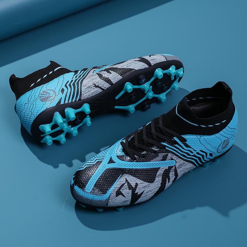 Мужские Новые Футбольные Бутсы FG Оригинальные Tenis Устойчивые Дышащие Мужские Футбольные Шиповки Высокое Качество Длинные Шипы Футбольные Бутсы Спортивные