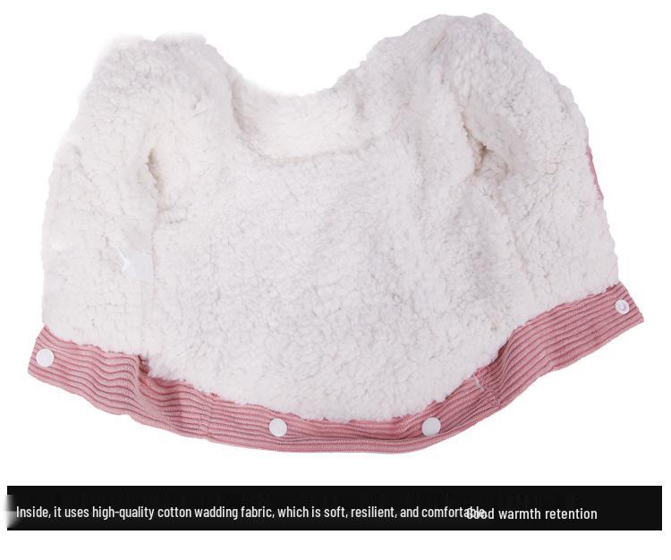 Утепленная вельветовая хлопковая куртка для щенков на осень/зиму - Плюшевая одежда для питомцев
