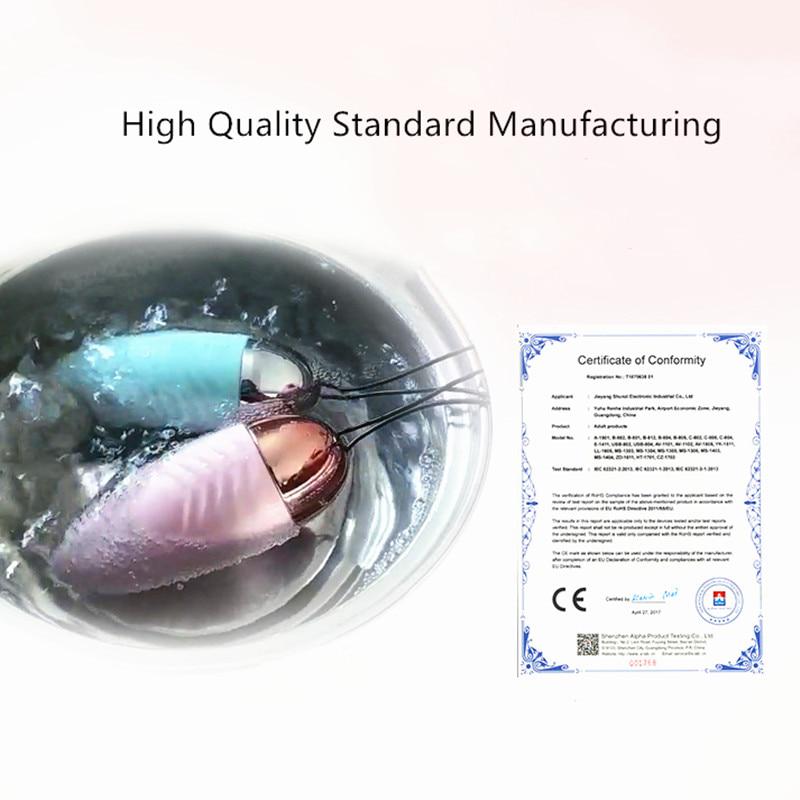 Вибратор Яйца Беспроводной Пульт Дистанционного Управления Прыжок Яйцо Вагинальный Массажер Секс-Игрушки Женщина