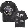 Singer Junior H Sad Boyz Washed Vintage Tshirt Summer Men Women Casual Fashion Oversized TShirt Mens Hip Hop Aesthetic T Shirt