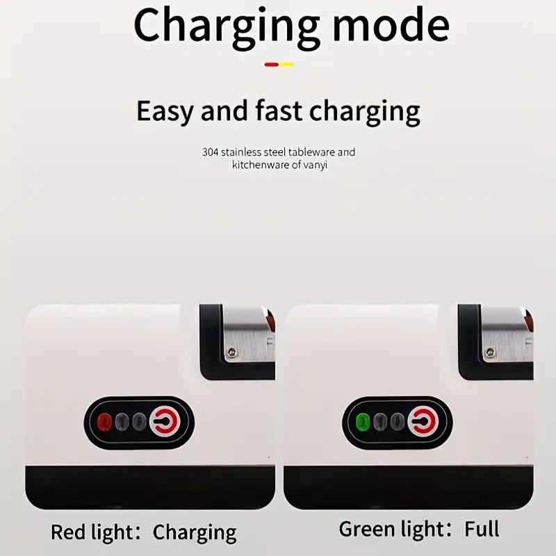 Профессиональная электрическая точилка для ножей, домашняя быстрая маленькая автоматическая точилка для ножей, USB аккумуляторная точилка для ножей, кухонные гаджеты