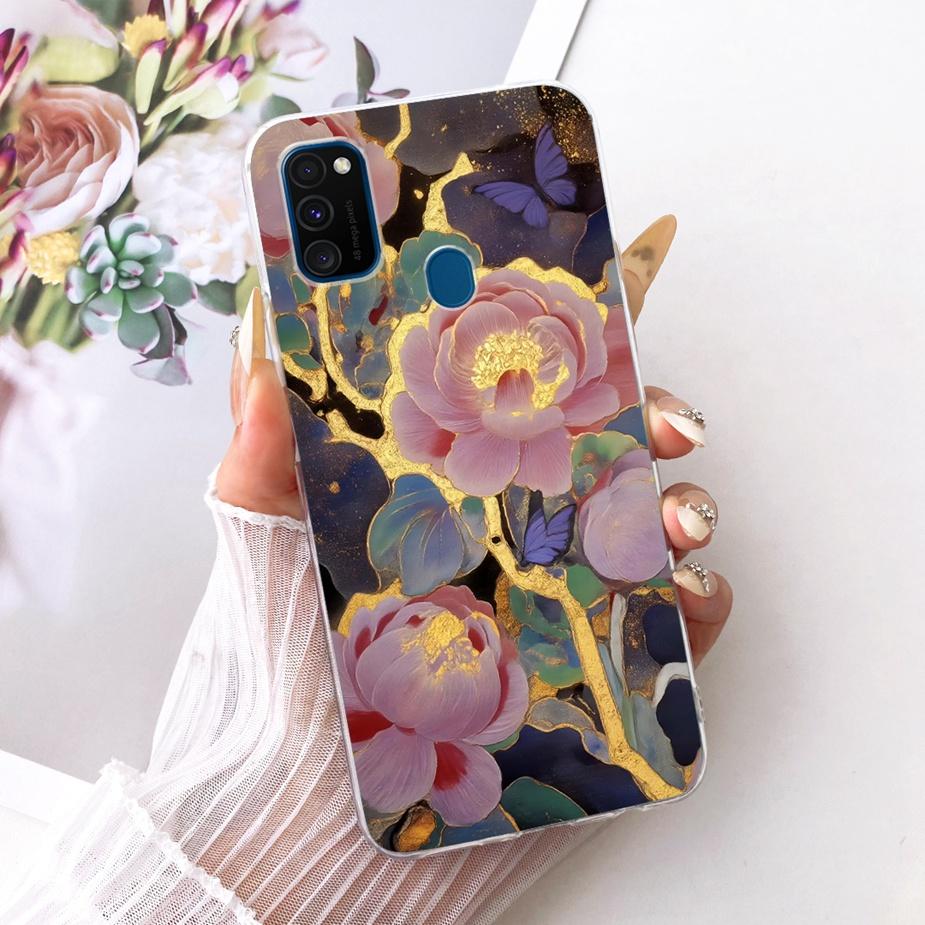 Чехол для Samsung Galaxy M21 SM-M215F Новый модный расписной чехол Мягкий силиконовый чехол для Samsung M21 2021 M 30 s Galaxy M30s Fundas