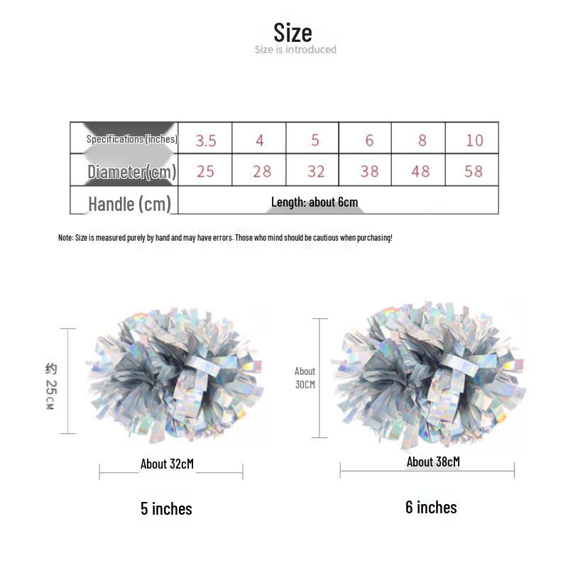 Помпоны и ручные цветы для чирлидинга в стиле All-Star League