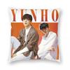 Подушка с принтом Wooyoung 90s Ateez Kpop Группа Наволочка Двусторонняя Печать Полиэстер Чехол для Подушки Декоративная Подушка Чехол для Подушки Постель