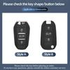 YKFEA1 Zinc Alloy High-end Car Key Cover For Citroen C1 C2 C3 C4 C5 C6 VTS Xsara C-Crosser Berlingo Jumpy Key Bag Keychain Accessories