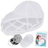 TAUTONA Hat Washing Net, Recommended by Apparel Store Staff and Includes a Laundry Net. Cap Washer, Shape-Retaining, Machine and Dishwasher Safe (Whit