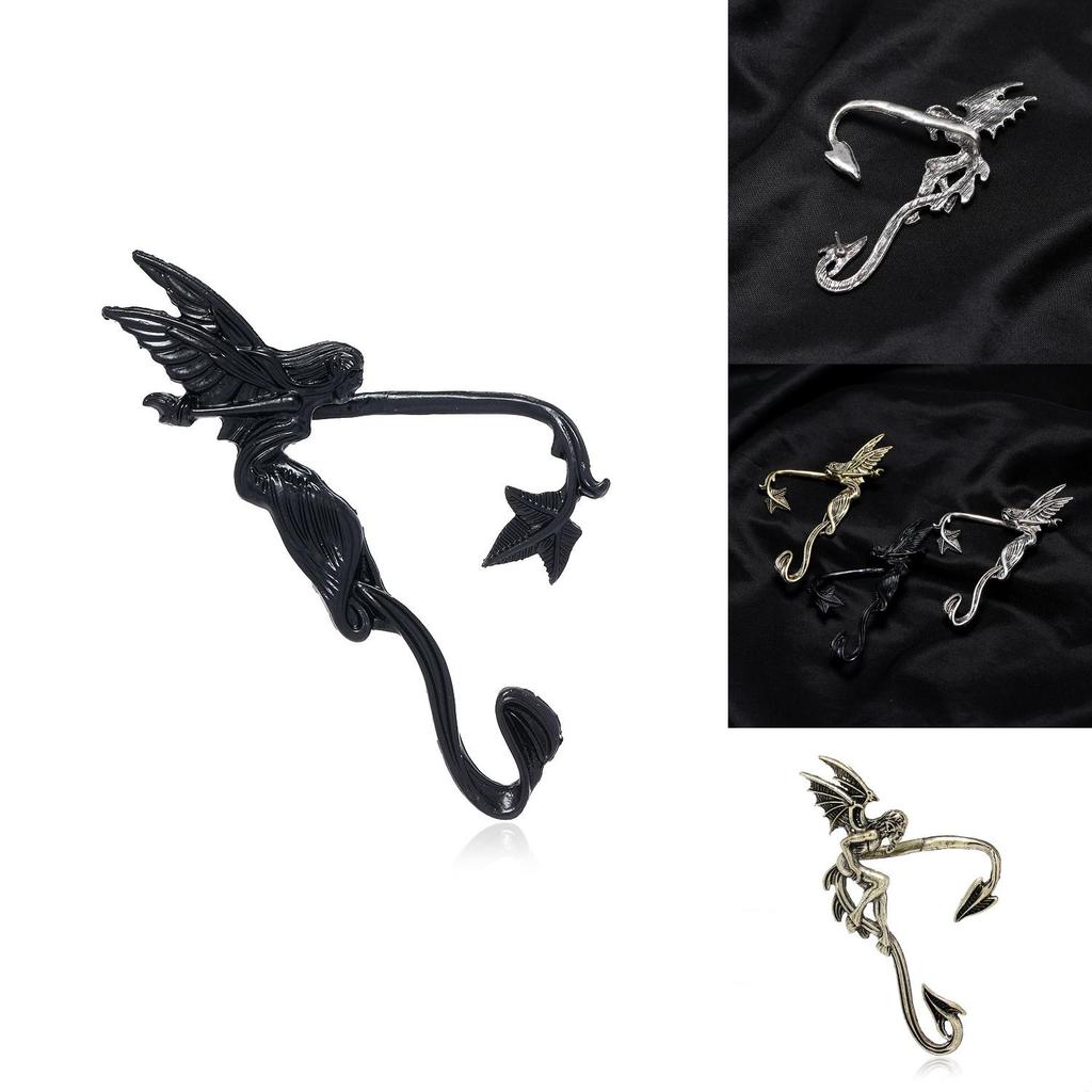 Gothic Punk Earring Cuff Jewelry With Alloy Material For Women
