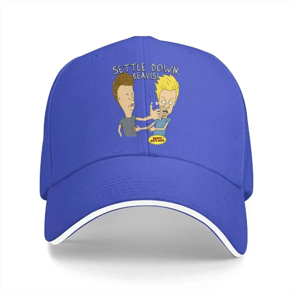 Успокойся Бивис Бейсболка Унисекс Шляпы Женский Козырек Защита Snapback Кепки Бивис и Баттхед