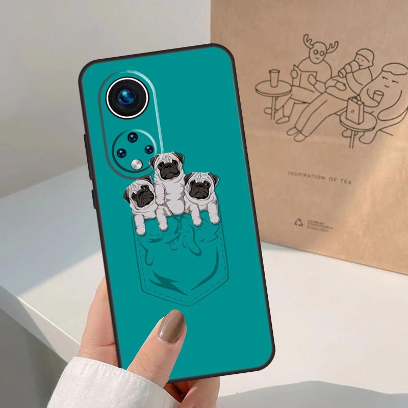 Забавный мультяшный мопс Для Honor Magic 8 7 6 5 Pro Чехол Для Honor X9d X9c X9b X9a X8c X8b Win 200 400 50 70 90 Lite