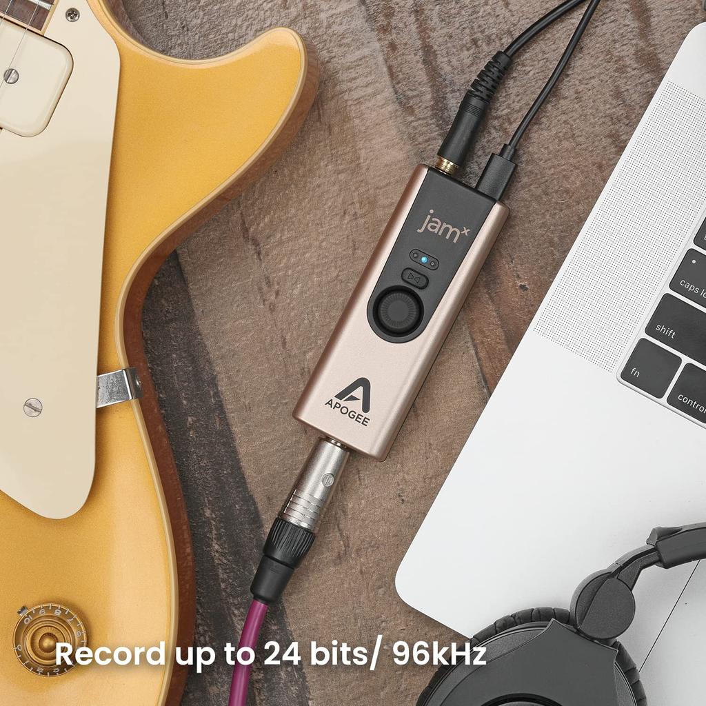 Apogee Audio Interface Guitar Recording DTM iOS Compatible Jam X