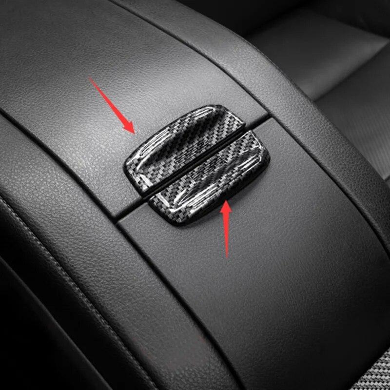 Для Toyota Highlander Kluger 2014 2015 2016 2017 2018 ABS углеродное волокно стиль подлокотник коробка переключатель крышка отделка