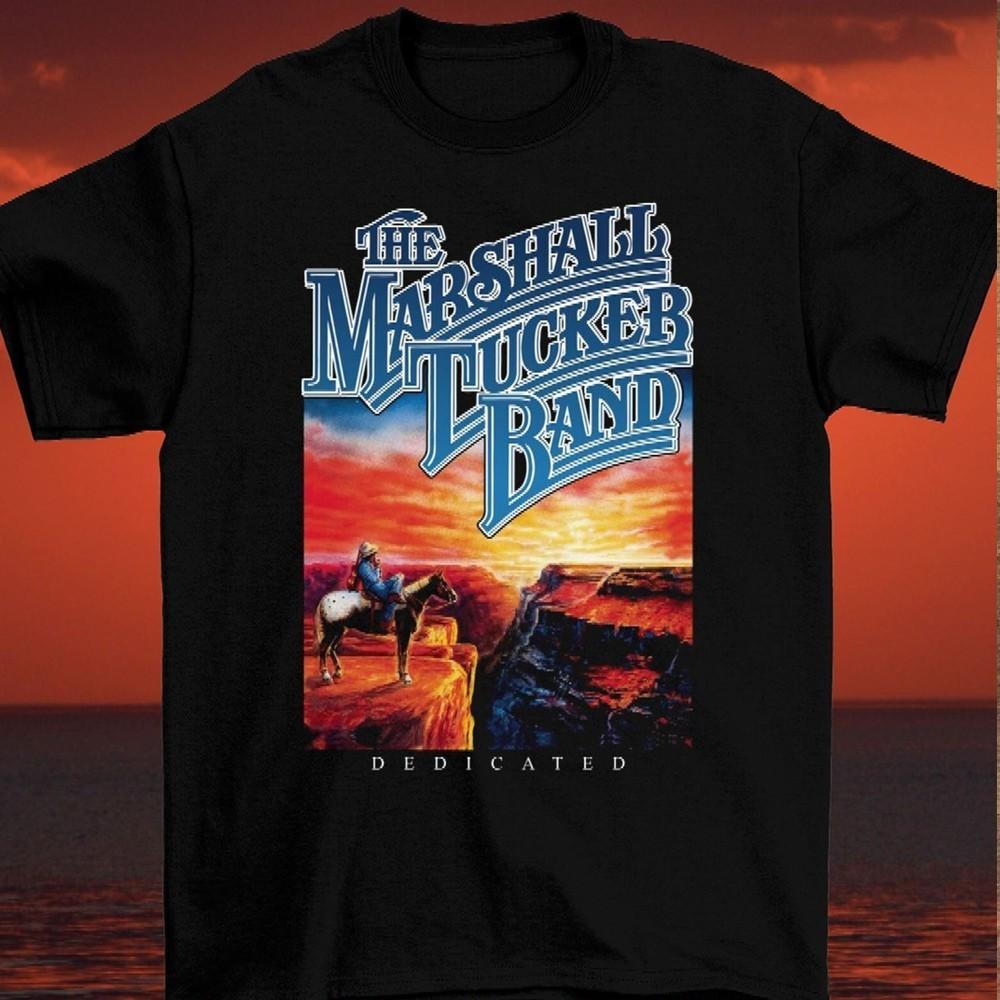 Футболка The Marshall Tucker Band Классическая Черная Унисекс S-5XL 21D943