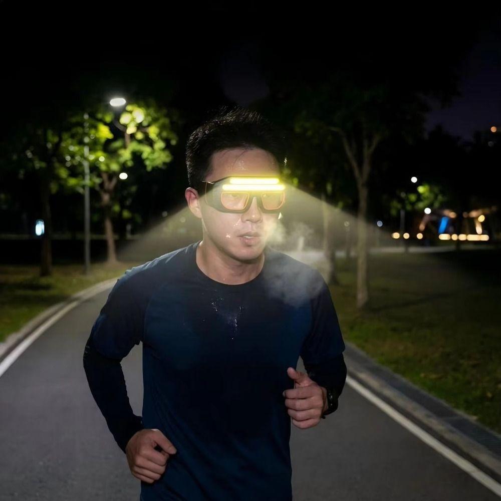 Multi-functional Headlamp Type-C Charging LED Flashlight Eyeglass Lamp for 800mah Fixing Thin