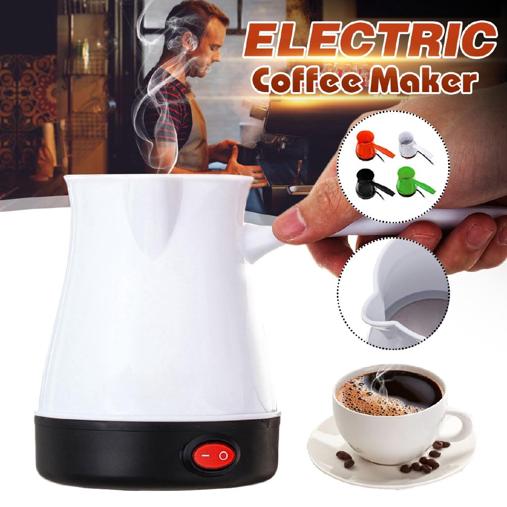 Turkish Greek Coffee Maker Machine Espresso Tea Pot Food Grade ABS+Stainless Anti-slip Base