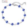 Evil Eye Bracelet For Women Luxury Aaa Cubic Zircon Cz Hand Charm Bracelet