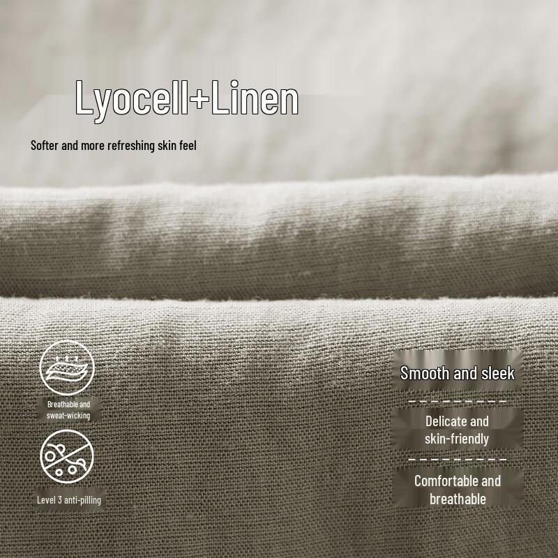 Boys' Breathable Lyocell Linen Anti-Mosquito Jogger Pants