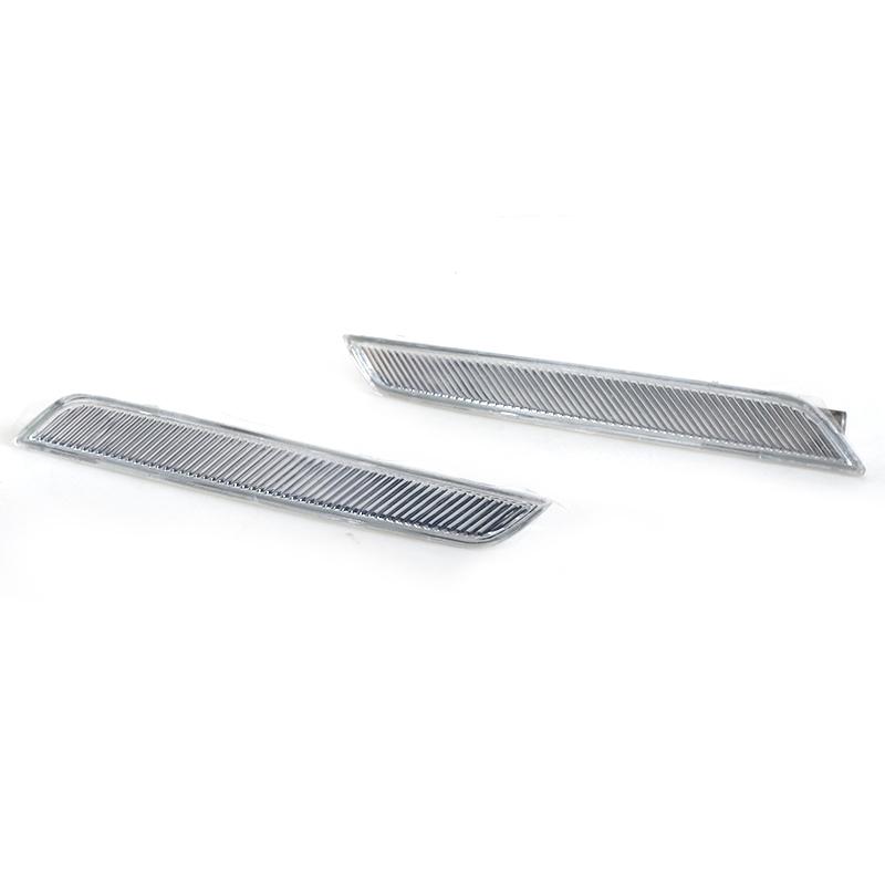 2 шт. для BMW X6 E71 E72 2008 2009 2010 2011 2012 2013 2014 E70 X5M автомобильный передний бампер боковой габаритный фонарь с прозрачными линзами отражатель