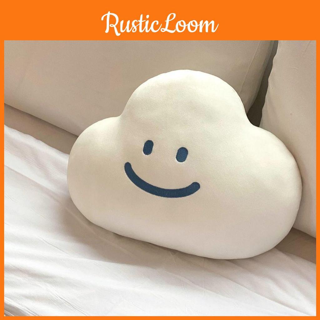 Soft And Cuddly Cloud Emoji Pillow For Girls Unique Korean Ins Design