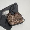 Сумка Commuter с леопардовым принтом, большая вместимость, женская сумка через плечо, студенческая сумка-тоут