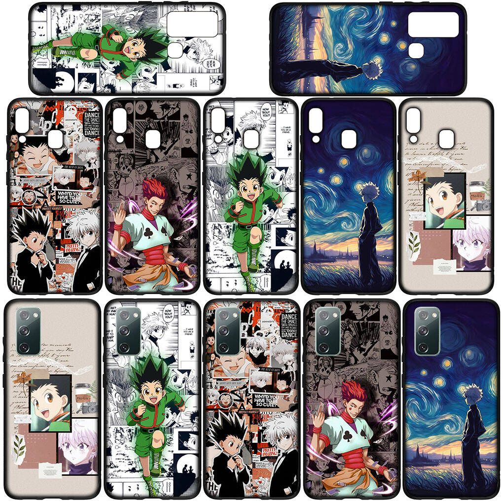 Чехол для Samsung Galaxy S25 S23 S22 S24 Ultra FE A05 A06 S9 A15 A16 A36 A37 A35 A54 A55 A56 A57 A25 A26 A53 Мультяшный Killua Hunter X Hunter Gon Freecss